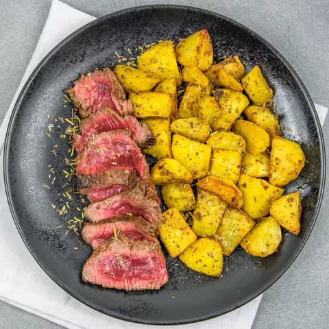 Exemple de plateau repas viande