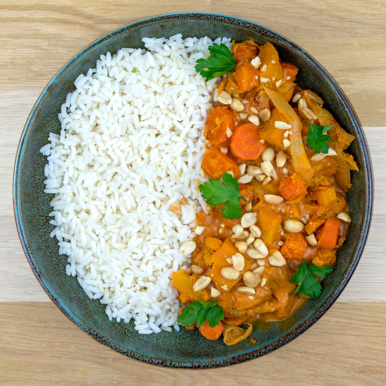 Curry de légumes d'automne